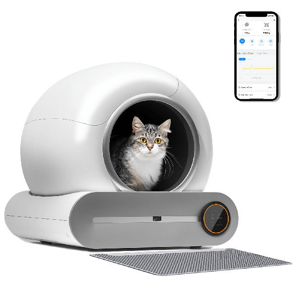 Robot self store cleaning litter box